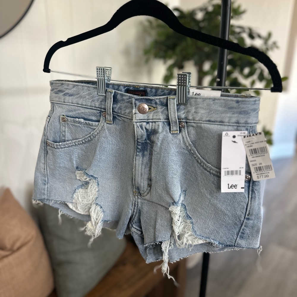 Lee Light Blue Denim Jean shorts